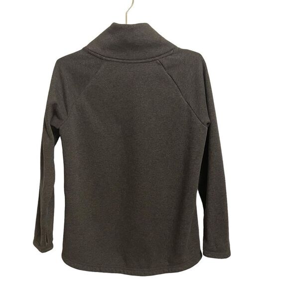 Athleta Cozy Karma Asym Pullover Dark Grey Size Small - Picture 5 of 8